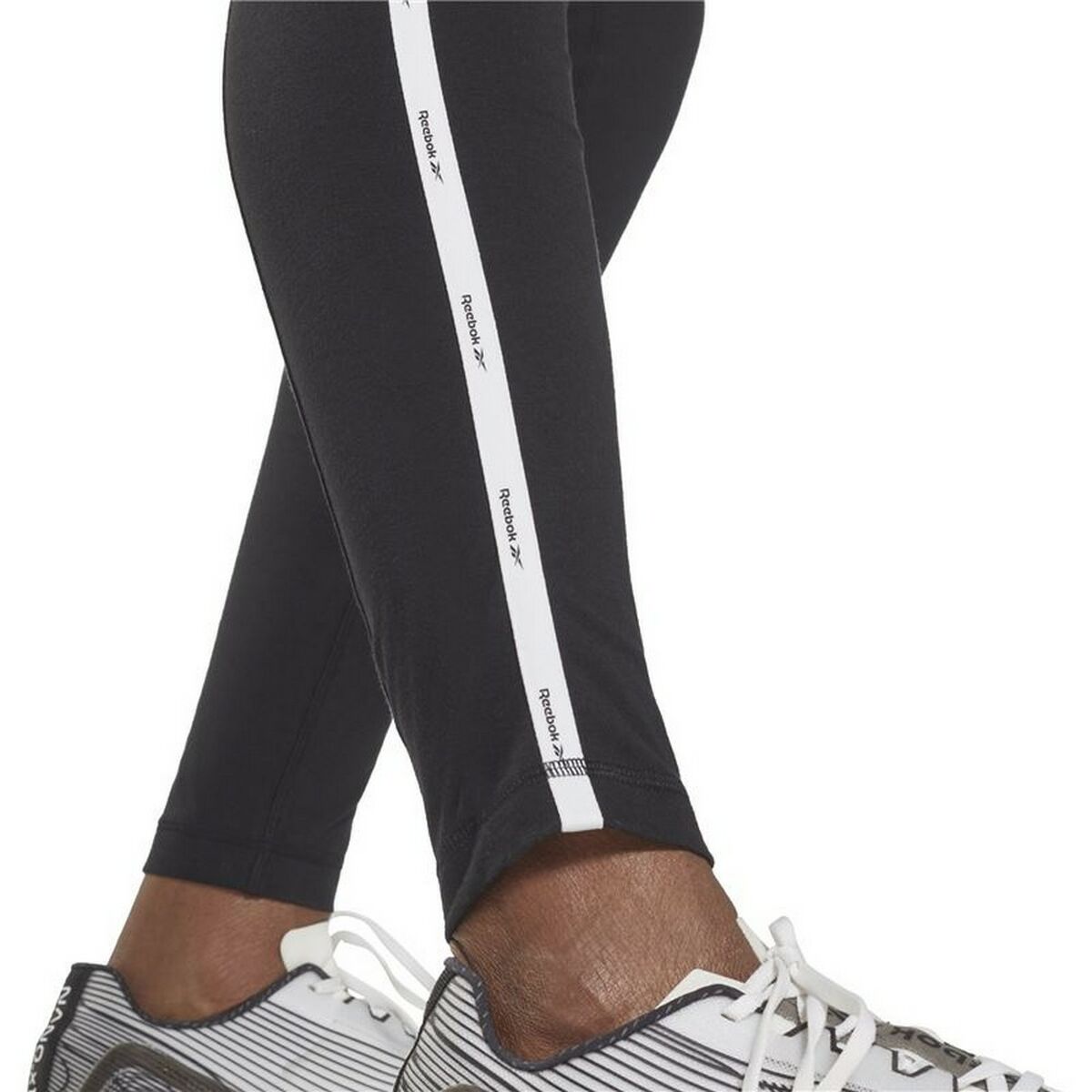 Женские спортивные колготки Reebok  Pping Cotton W  Чёрный-4