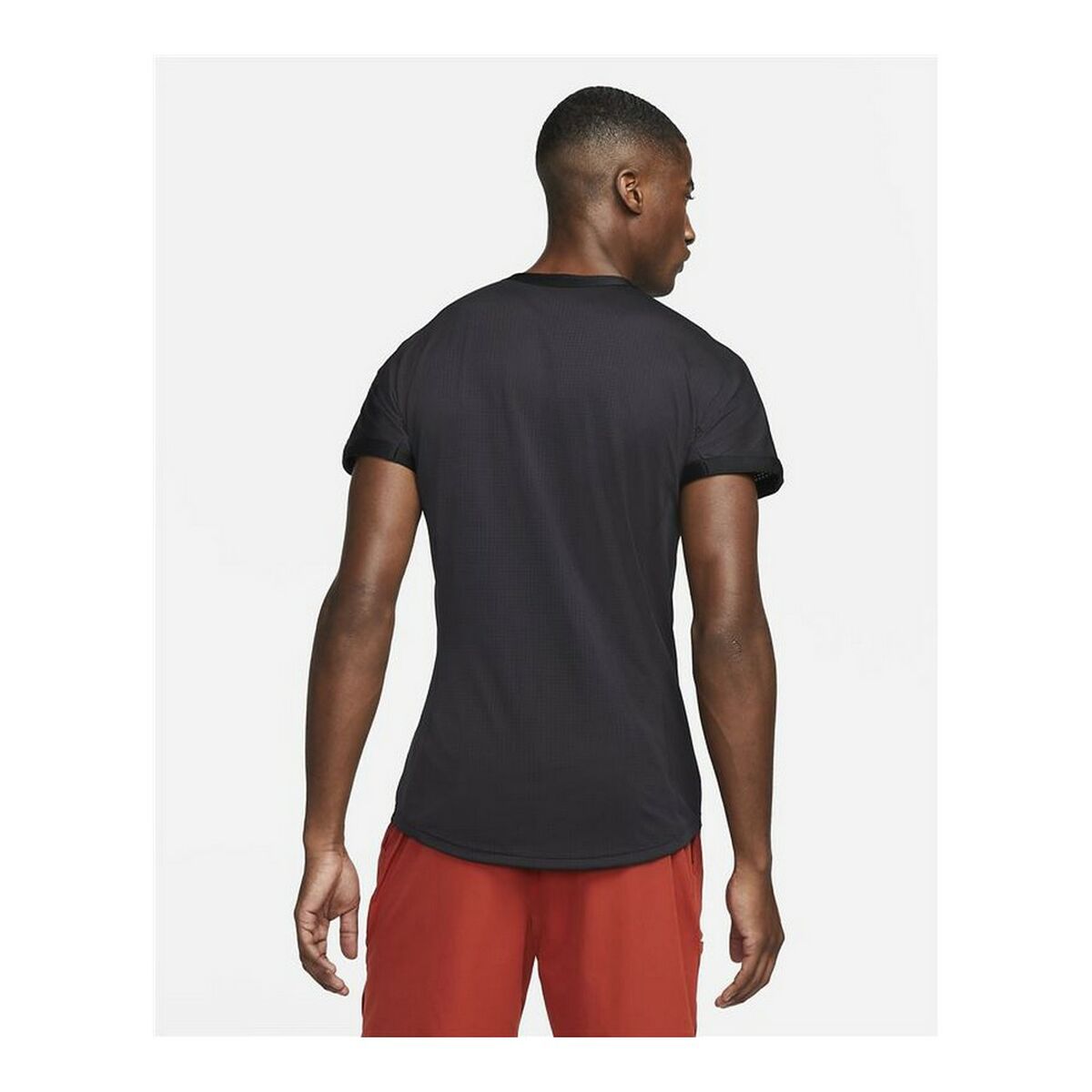 Men's Short Sleeve T-Shirt Nike Court Dri-FIT ADV Rafa Black-3