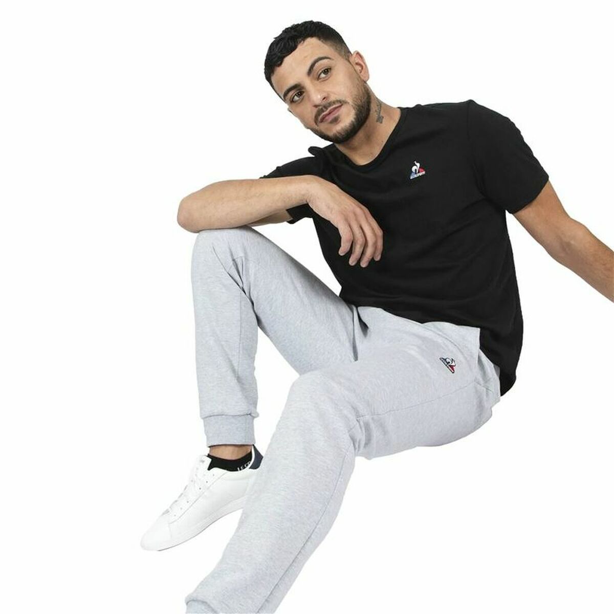 Men's Short Sleeve T-Shirt Le coq sportif Essentiels N ° 3 Black-4