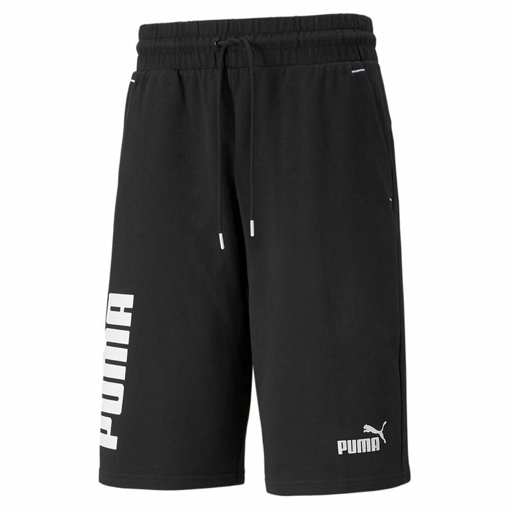 Adult Pants Puma Power Colorblock 11 Black Male-2