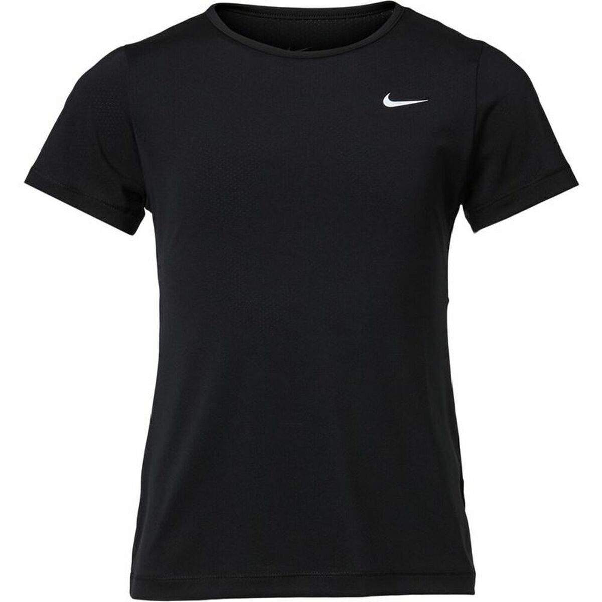 Детский Футболка с коротким рукавом Nike Pro Чёрный 92 % полиэстер 8 % Spandex-3