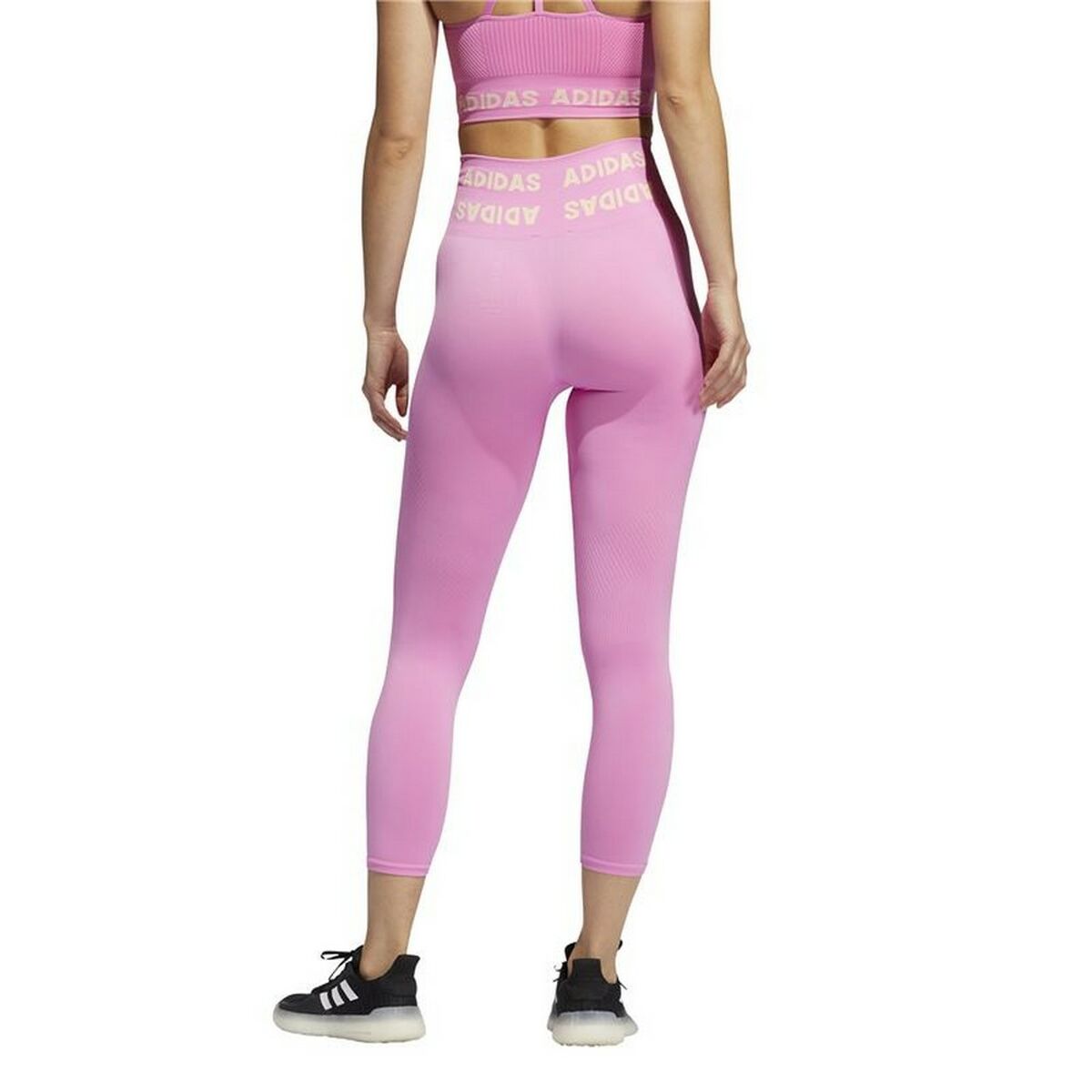 Женские спортивные колготки Adidas Aeroknit Розовый-5