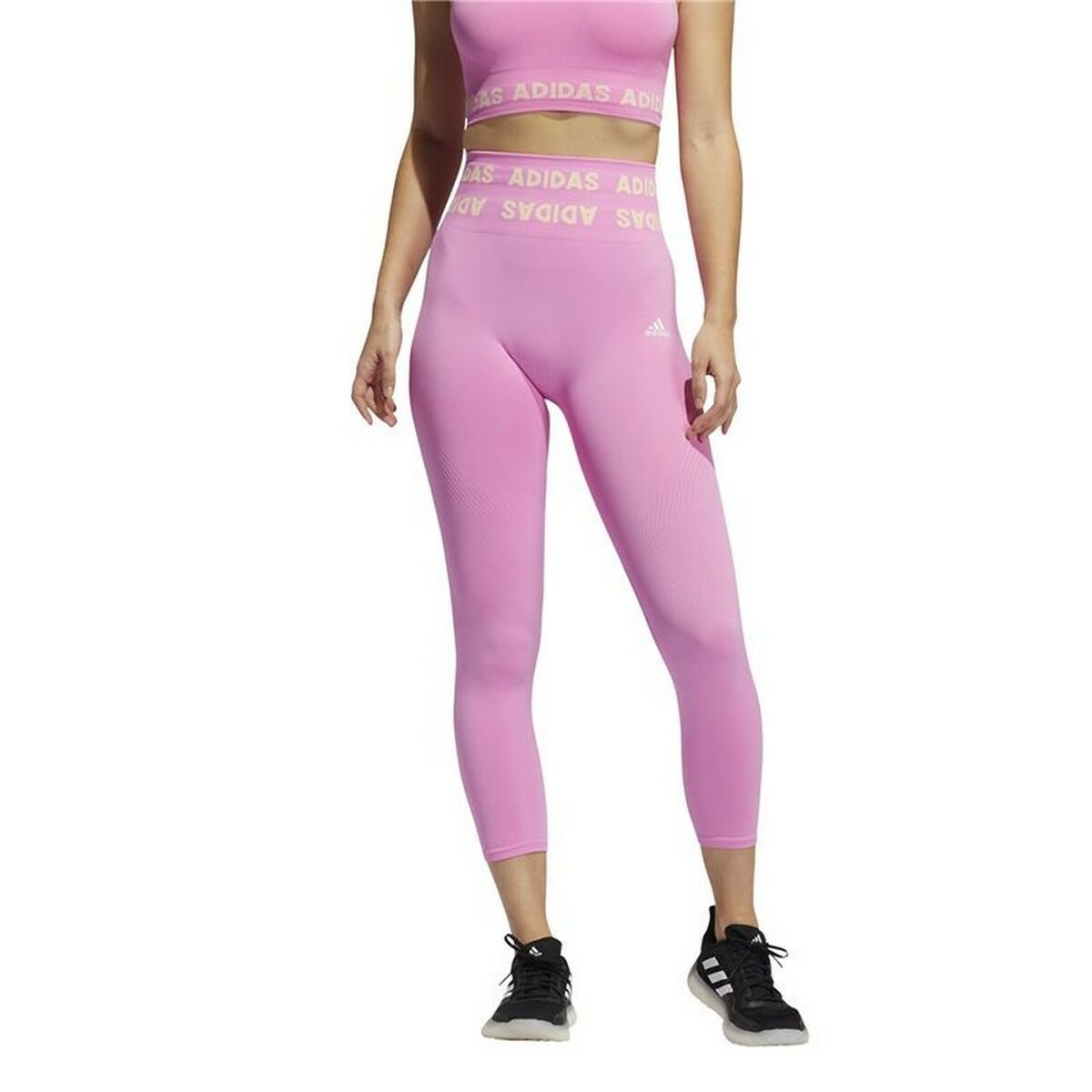 Женские спортивные колготки Adidas Aeroknit Розовый-6