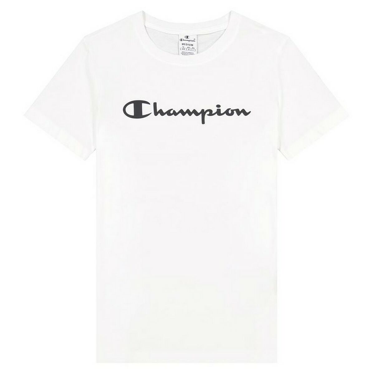 Camiseta de manga corta Champion Big Script Logo femenina