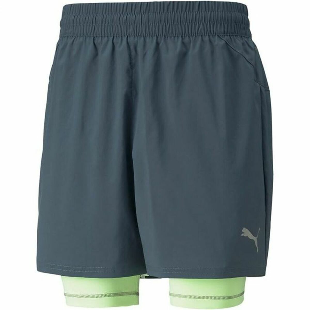 Puma Running 2 in 1 Men's Sports Shorts Black-2