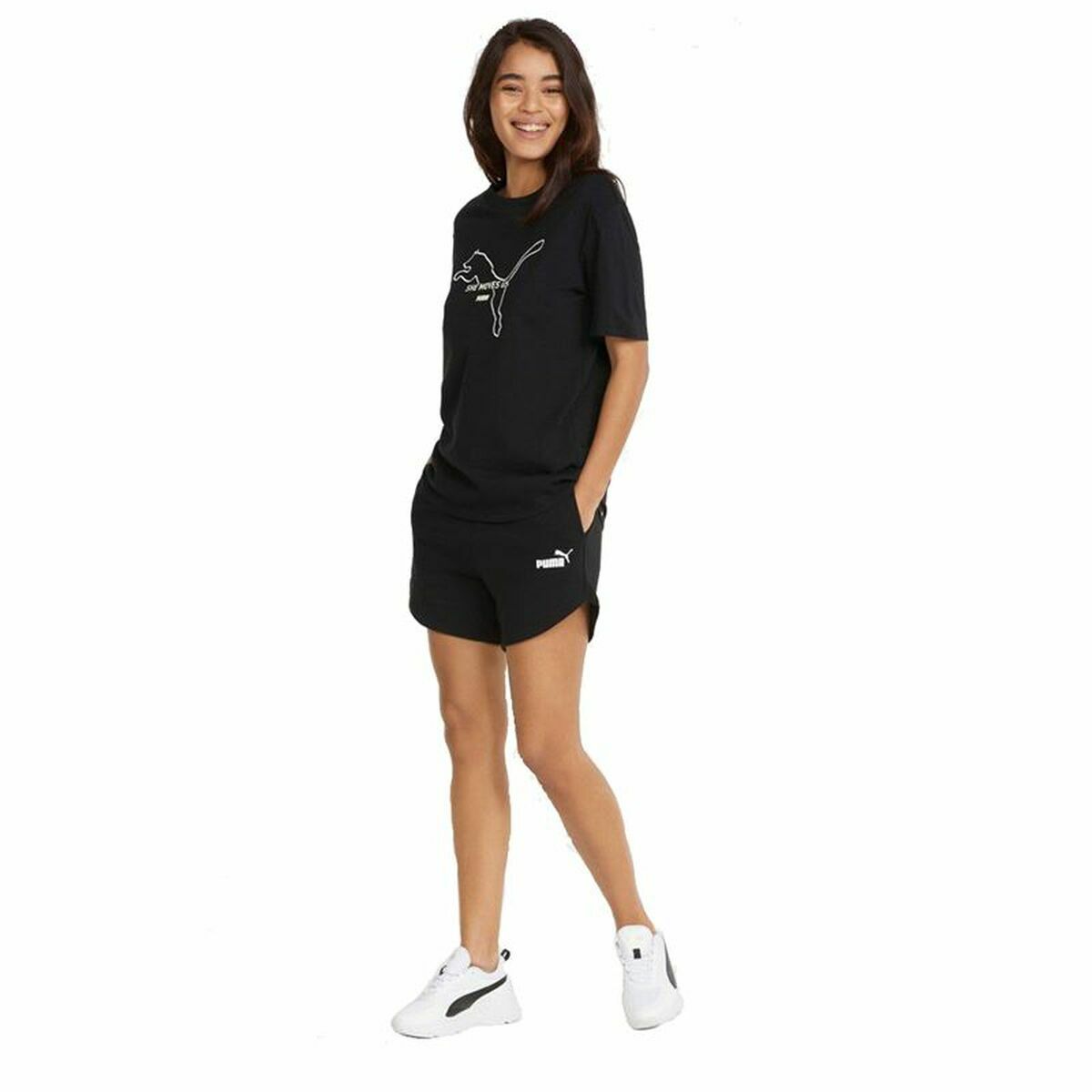 Узун спорттук шым Puma ESS Black Woman-6