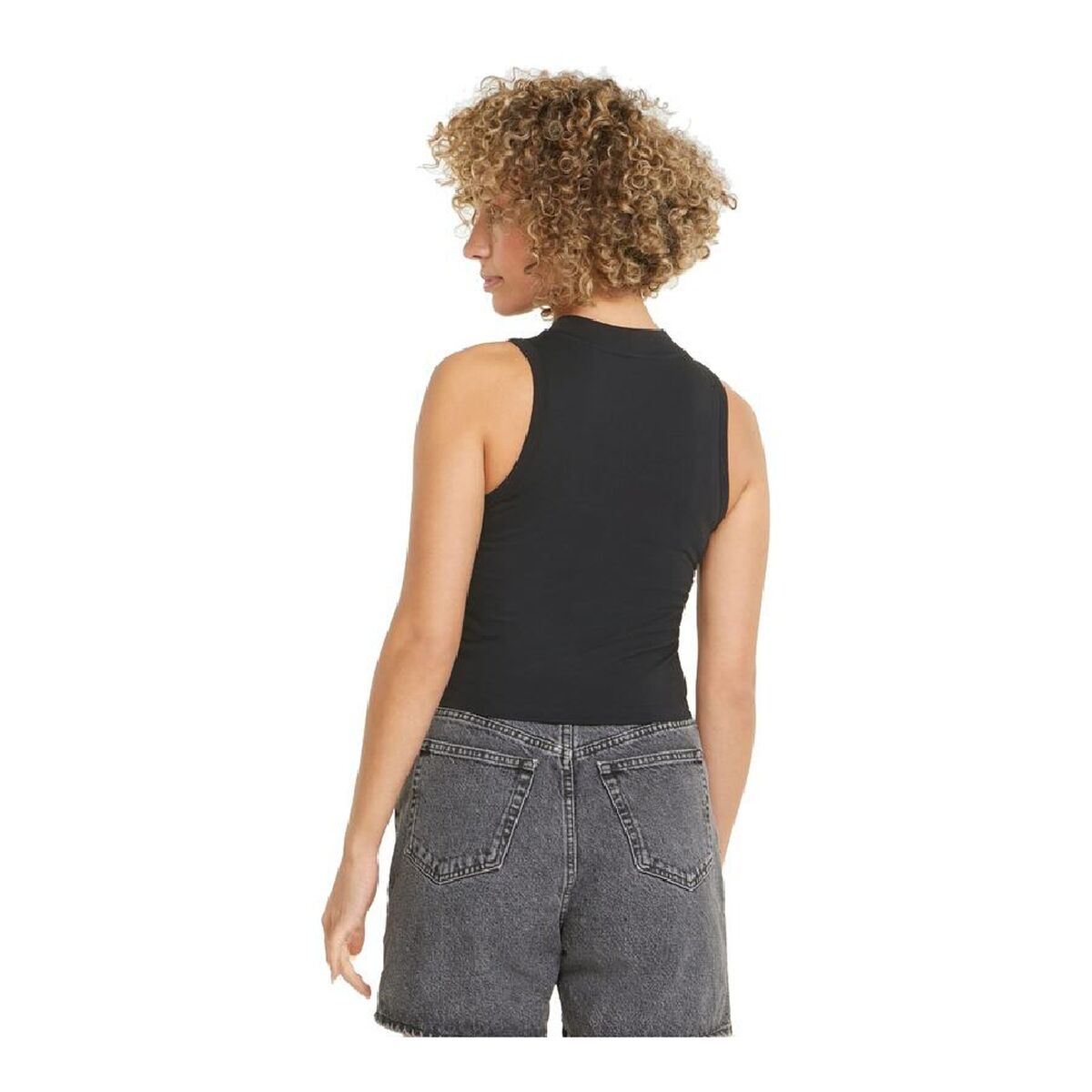 Жіночий спортивний топ Puma ESS Чорний-4