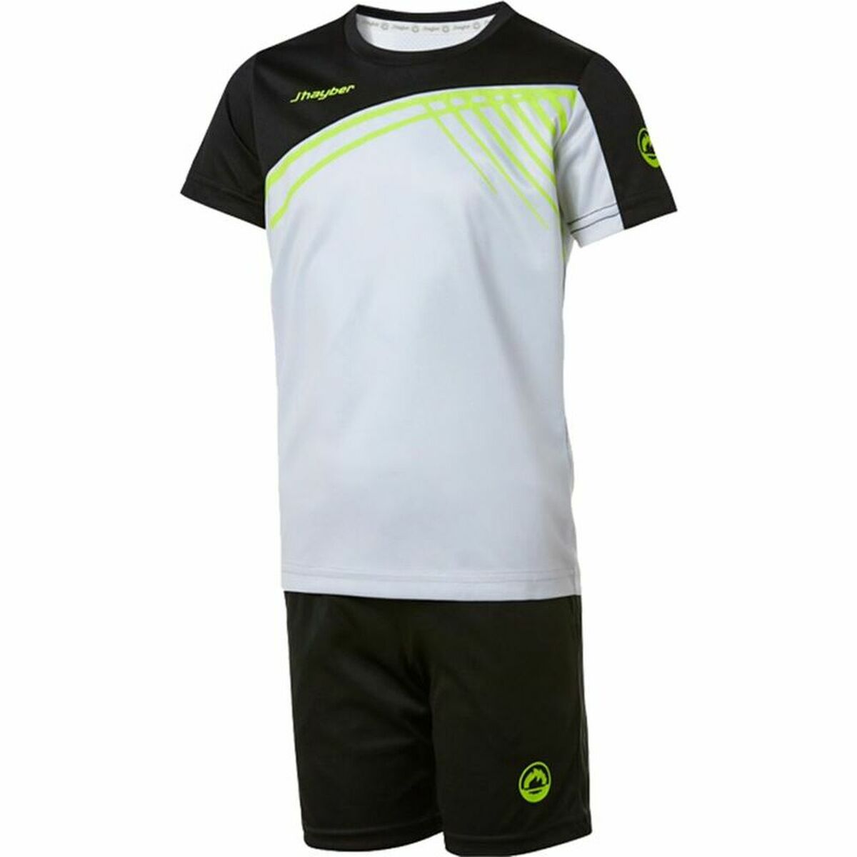 Спортивный костюм для взрослых J-Hayber Stripe Белый Чёрный-2