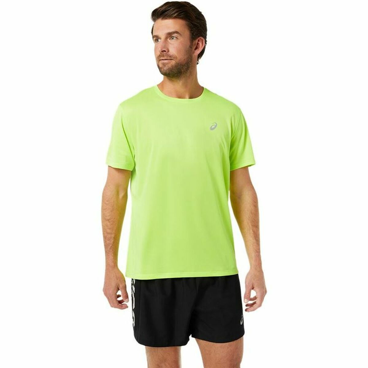 Men's Asics Katakana Short Sleeve T-Shirt Green-3