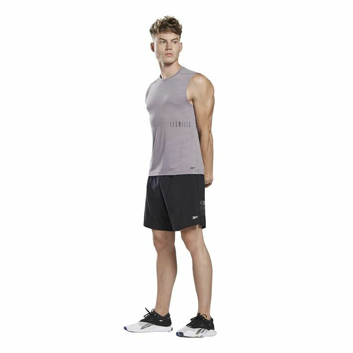 Reebok Les Mills® Activchill Men's Sleeveless T-Shirt Dark Grey-7