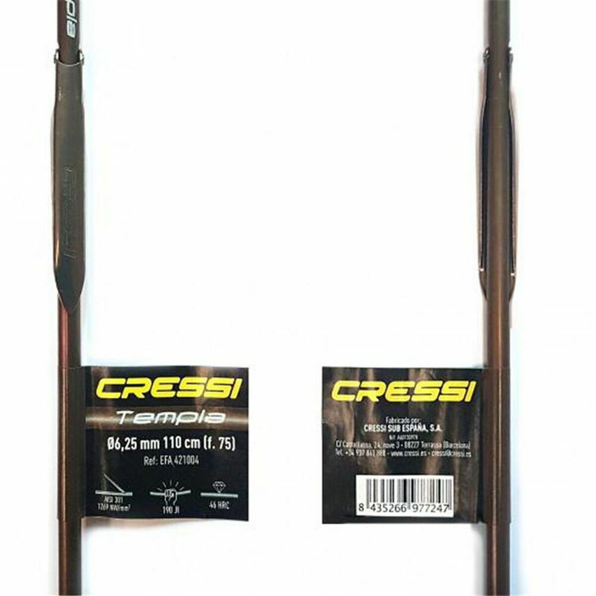Стержни Cressi-Sub EFA 421006 120 cm Позолоченный-4
