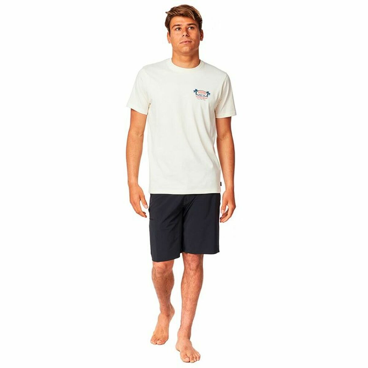 短袖球衣男子Rip Curl FB Tee White-3