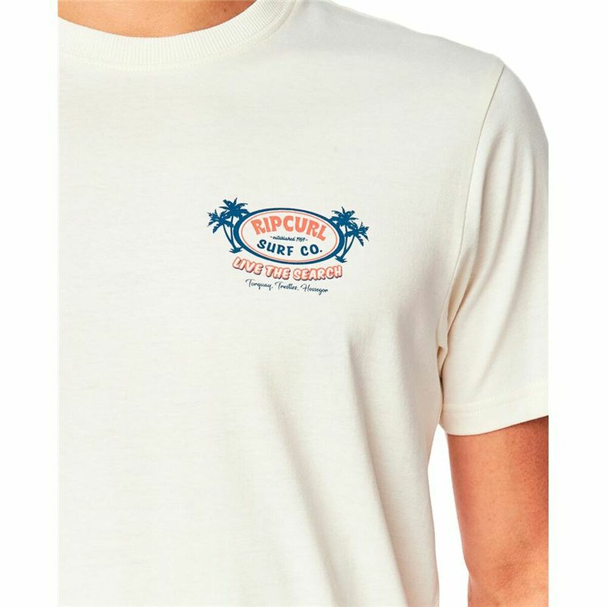 短袖球衣男子Rip Curl FB Tee White-4