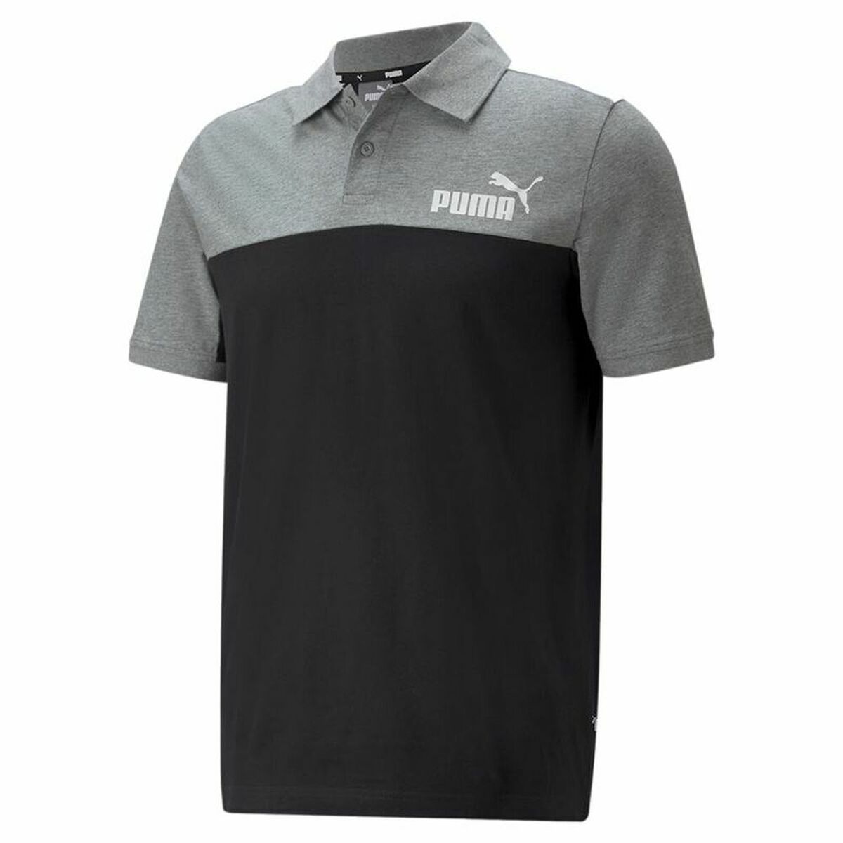 Men's Puma Essentials + Block M Short Sleeve T-Shirt-3