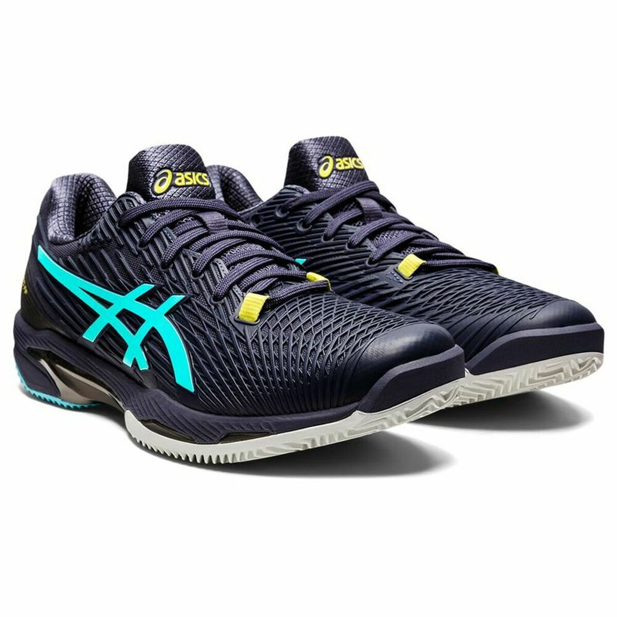 남자 테니스 신발 솔루션 속도 Asics FF 2 Cla Dark Blue-6