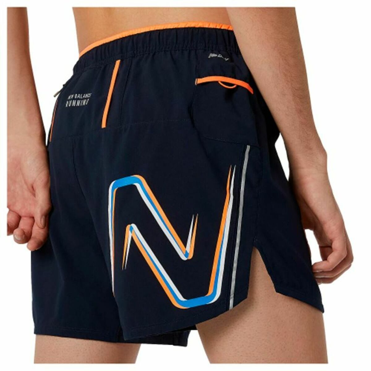 New Balance Graphic Impact Run 5 Inch Sports Men's Shorts-4
