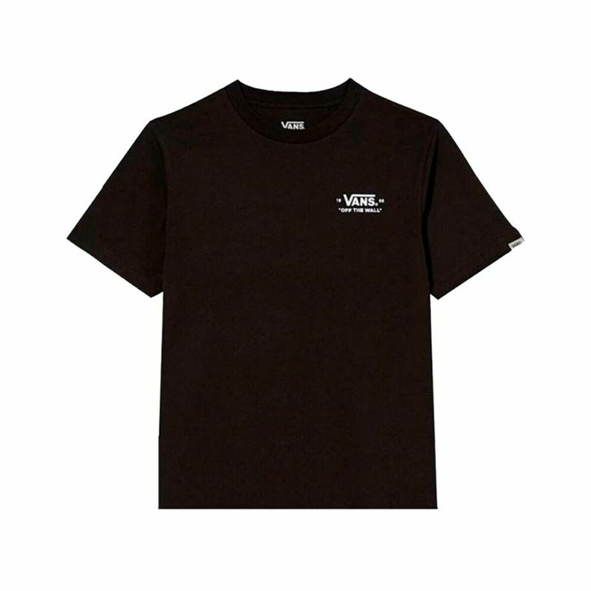Men's Vans Essentials-B Short Sleeve T-Shirt Black-3