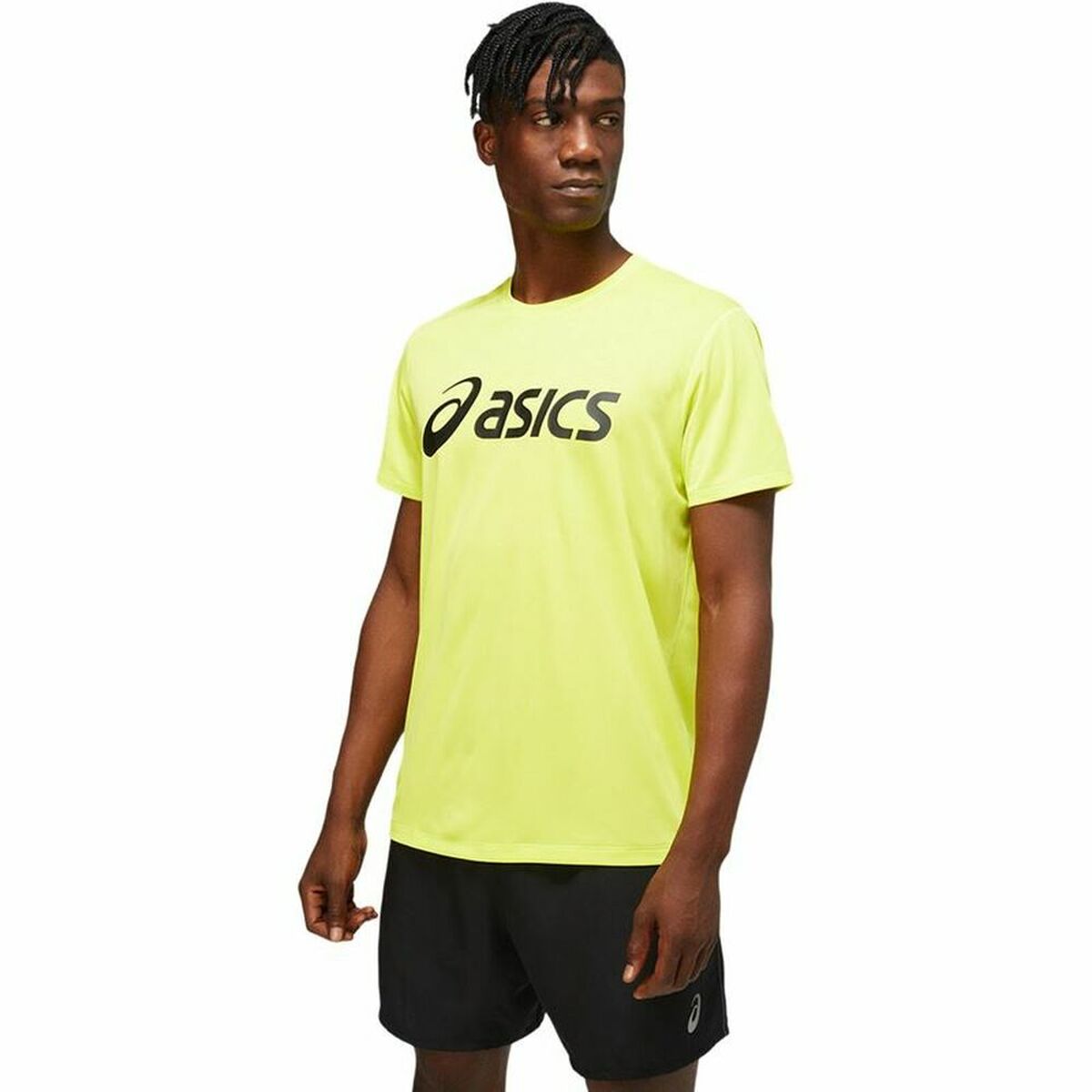 短袖球衣男子Asics Core黄色-2