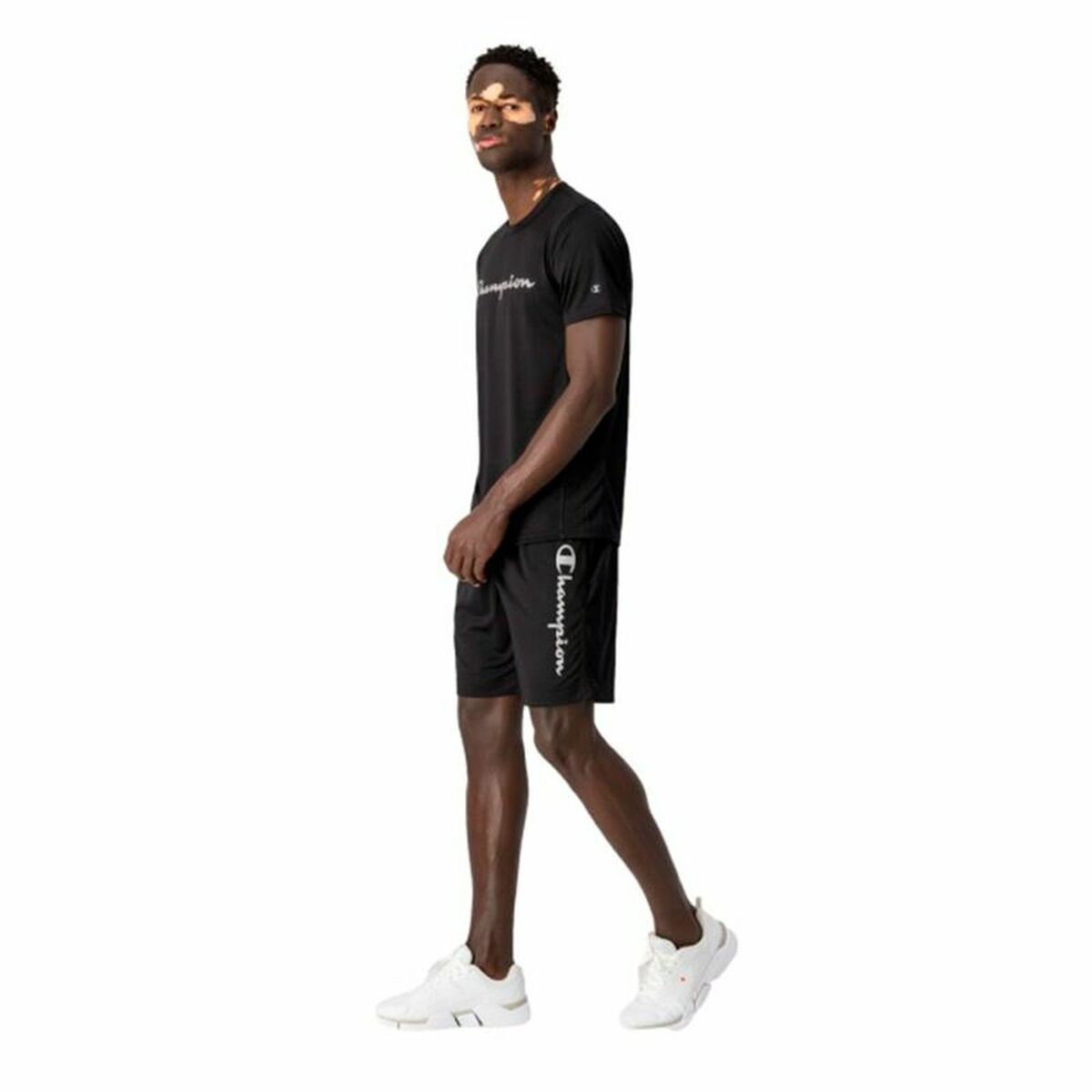 Champion Script Logo Sports Men's Shorts-5