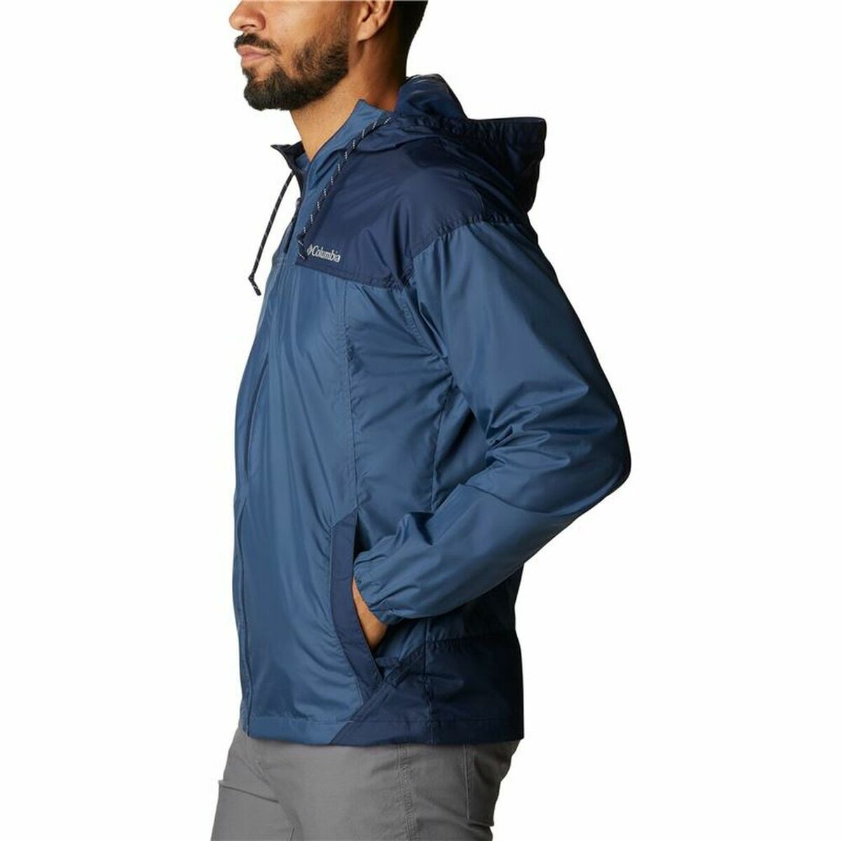 Columbia Flash Challenger Sports Windbreaker Blue-4