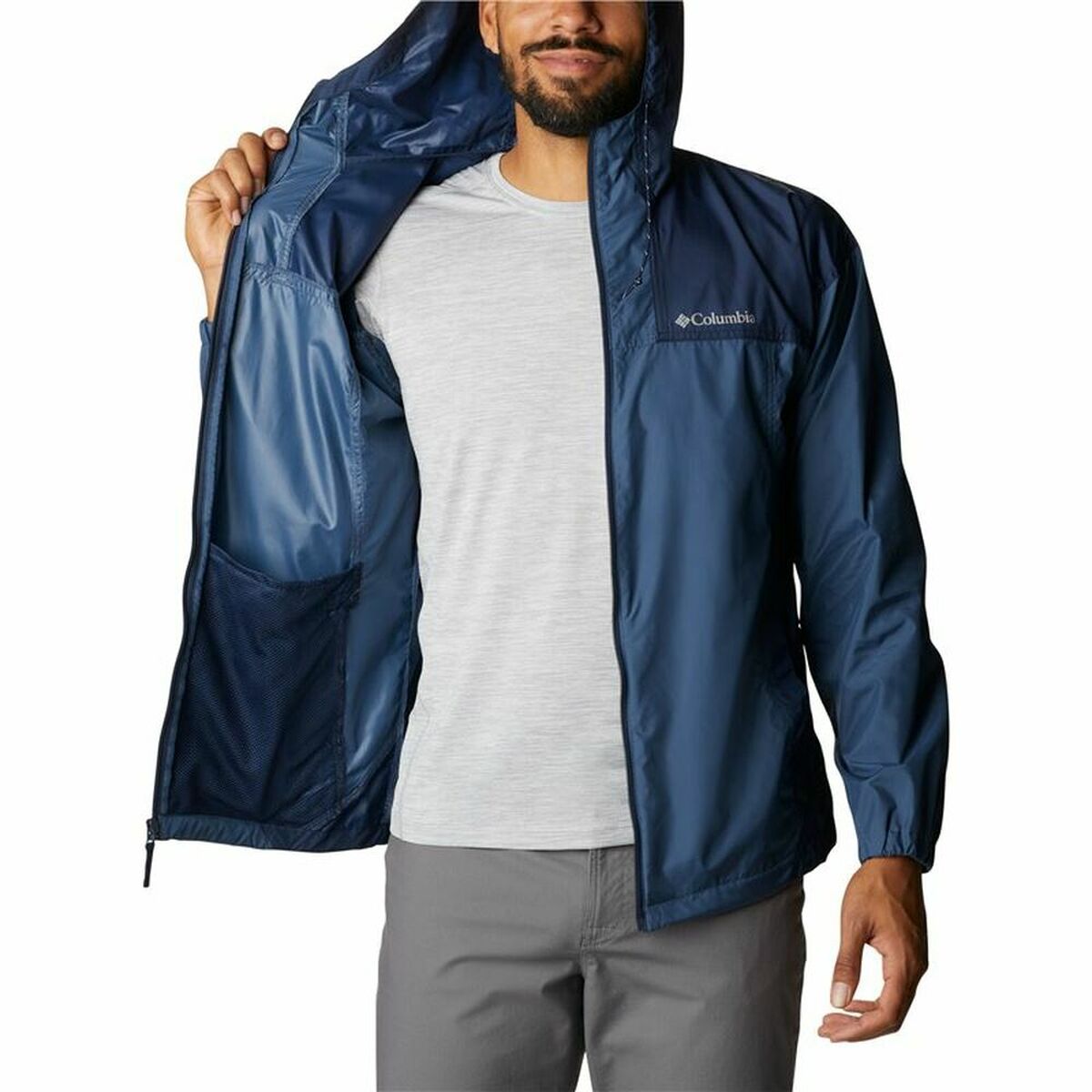 Columbia Flash Challenger Sports Windbreaker Blue-6
