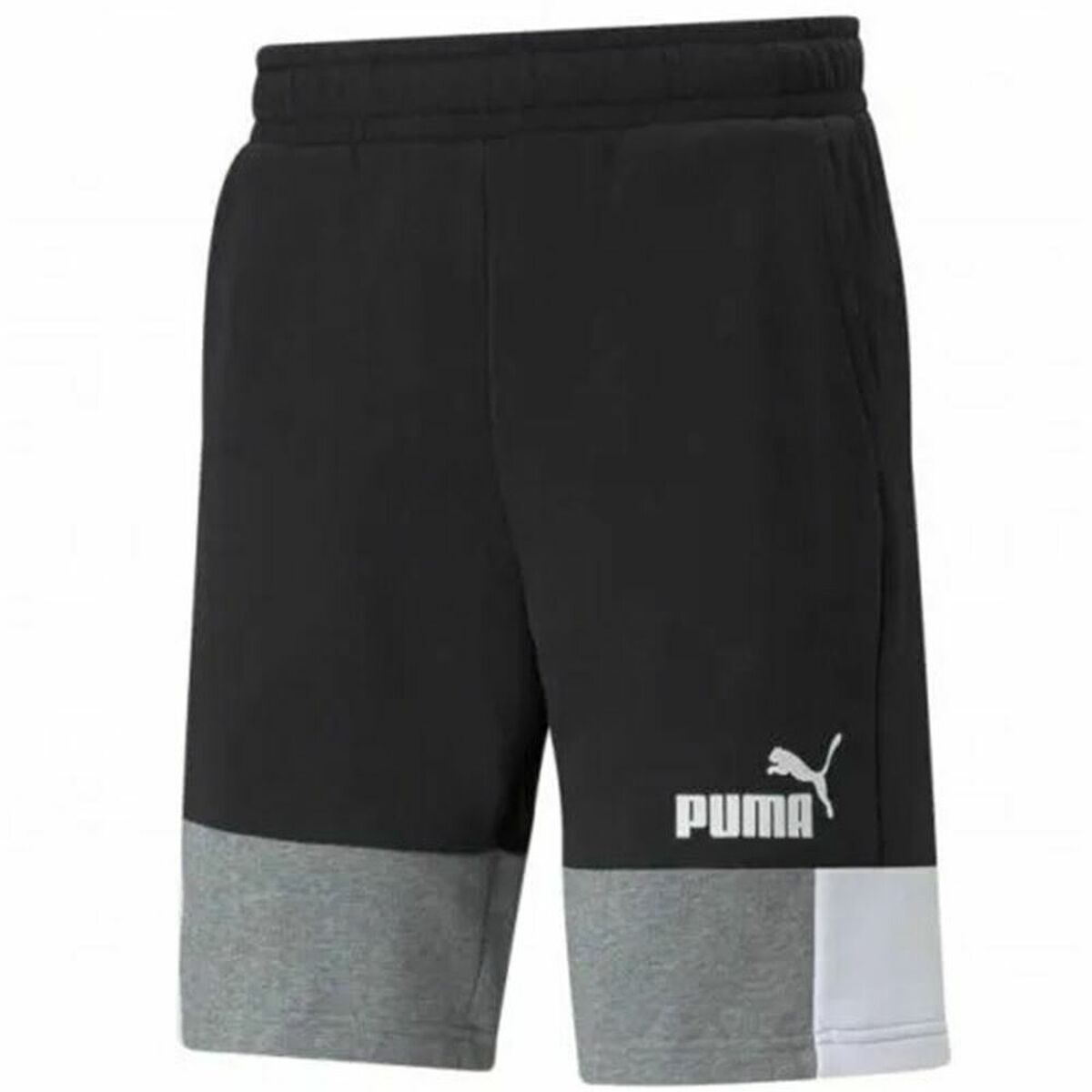 Pantalones cortos deportivos masculinos Puma Essentials + Negro