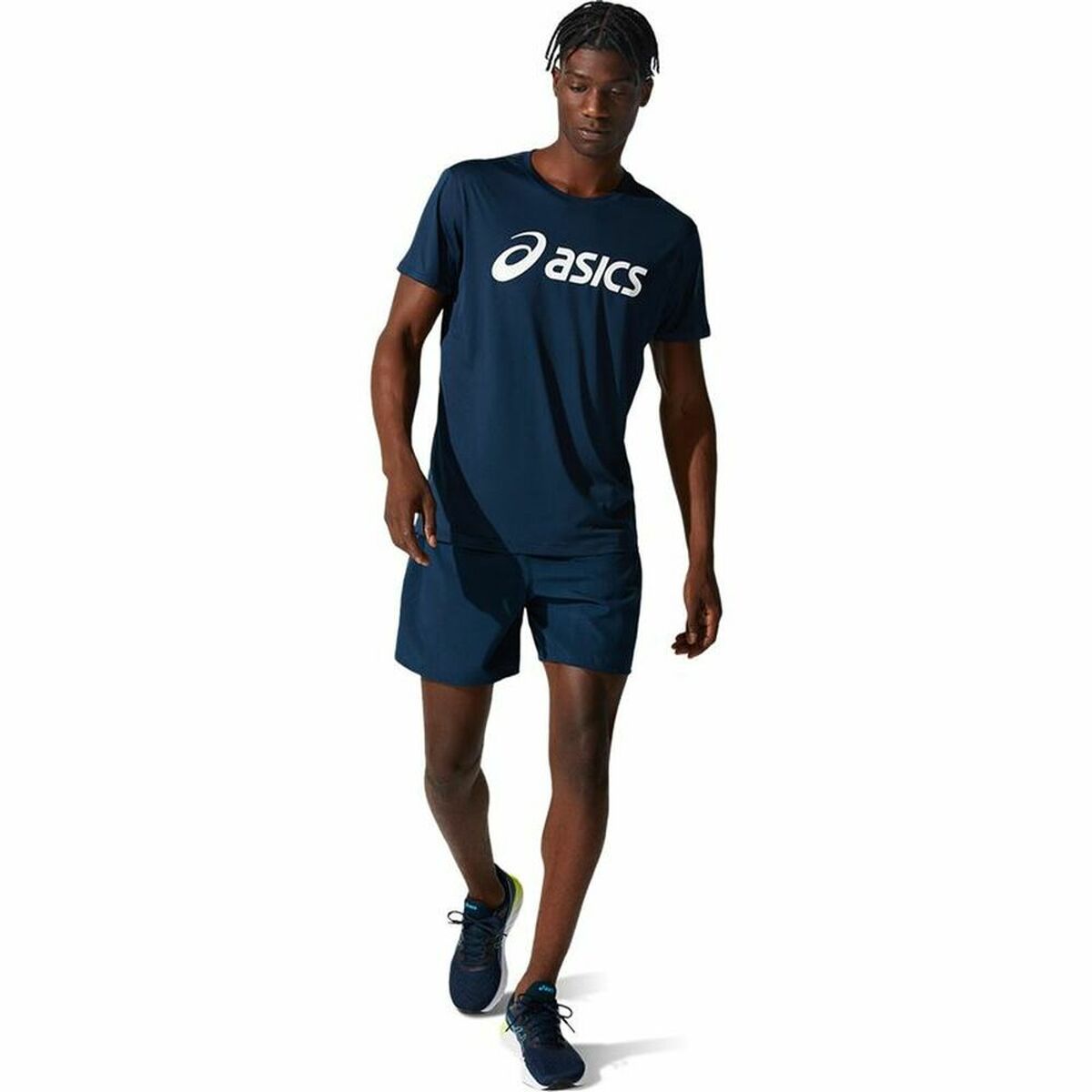 Maglietta a manica corta maschio Asics Core Blu scuro