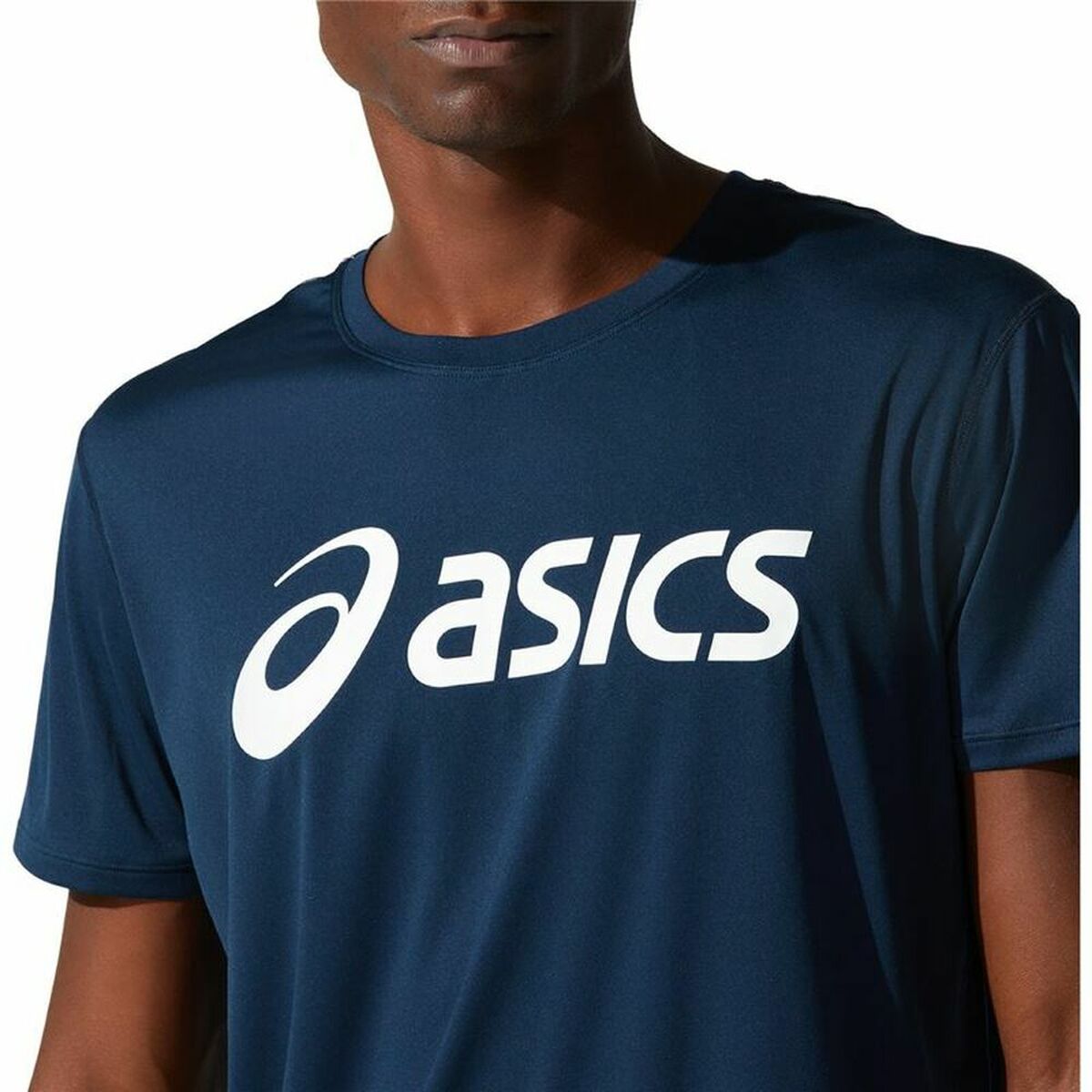 Футболка с коротким рукавом мужская Asics Core Тёмно Синий-4