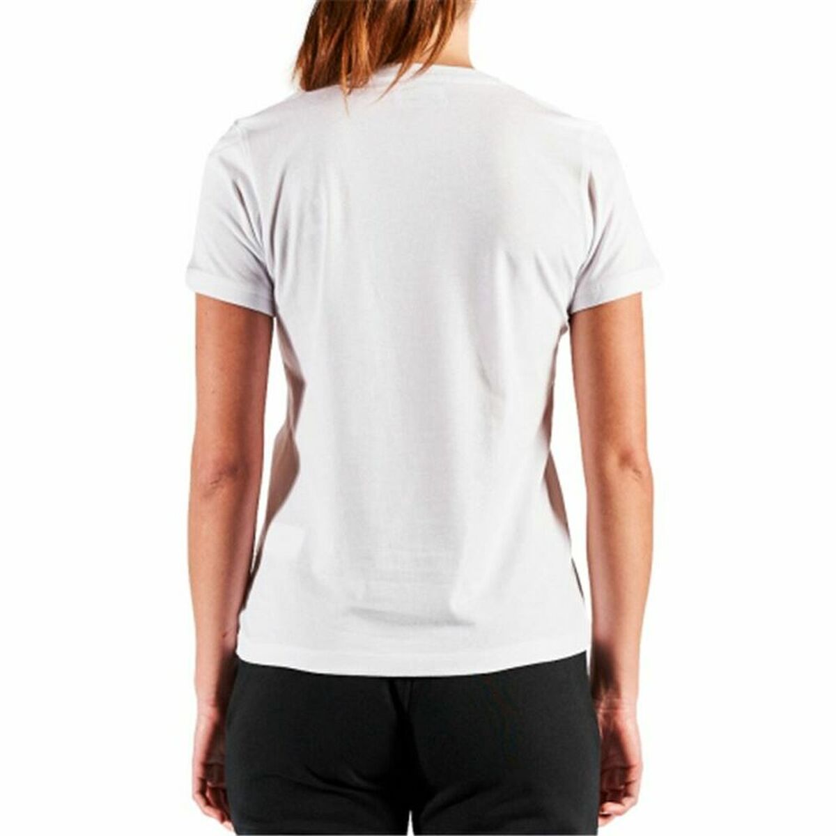 Kadın Kappa Cabou Kısa Kollu T-Shirt Beyaz-3