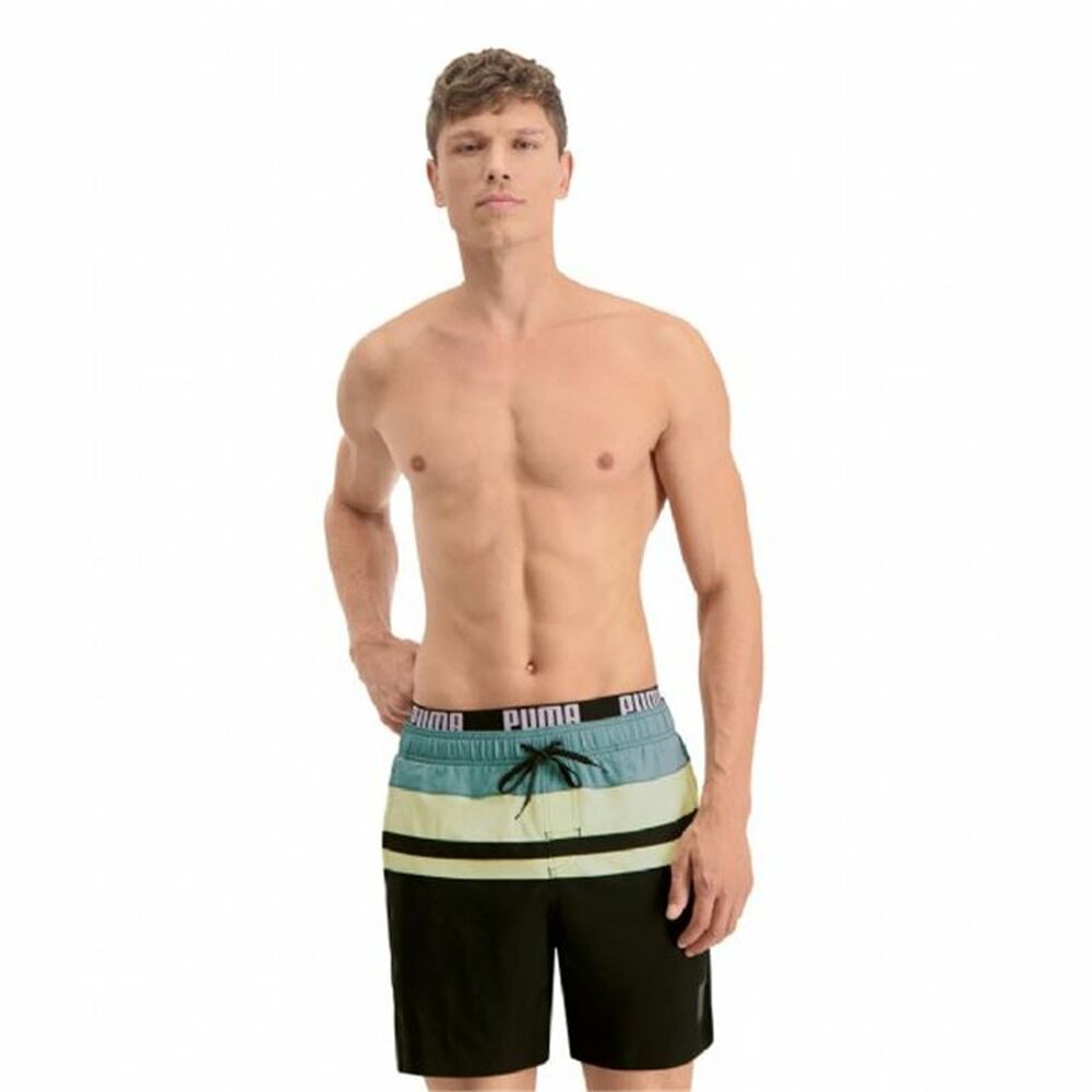 Плавки мужские Puma Swim Heritage Mid Чёрный-3