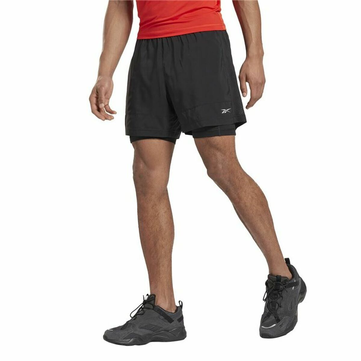 Sports Men's Shorts Reebok Running Essentials Black-4
