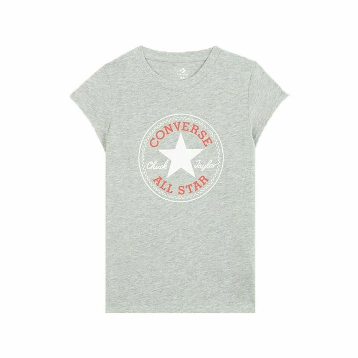 儿童短袖球衣Converse Timeless Chuck Patch深灰色-5