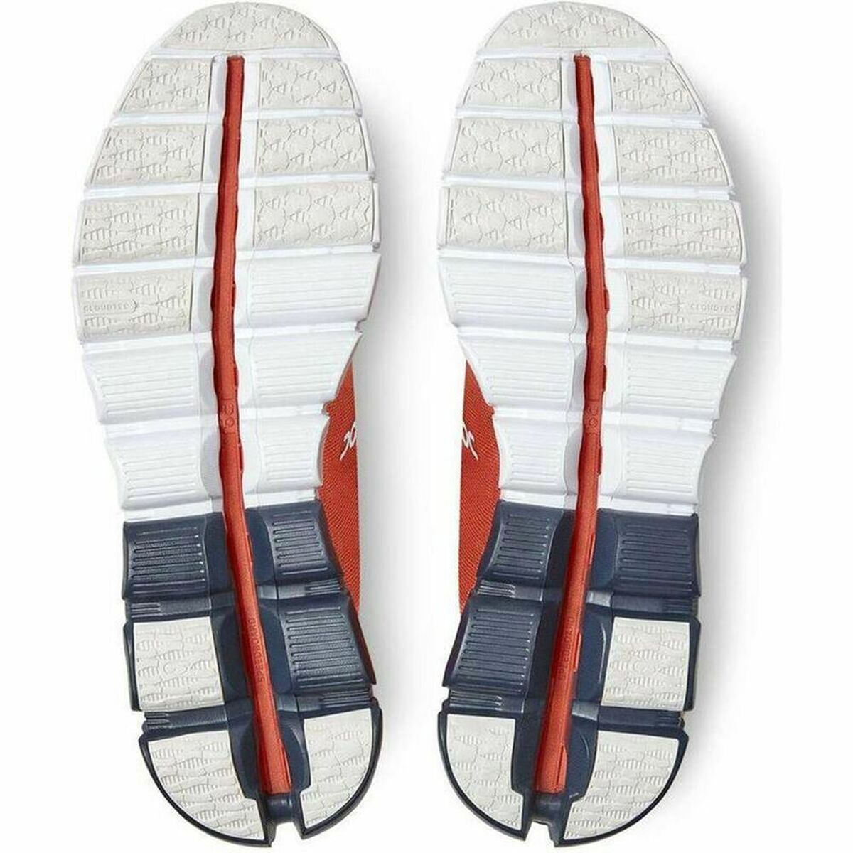 Men's Sports Sneakers On Running Cloudflow Orange-4