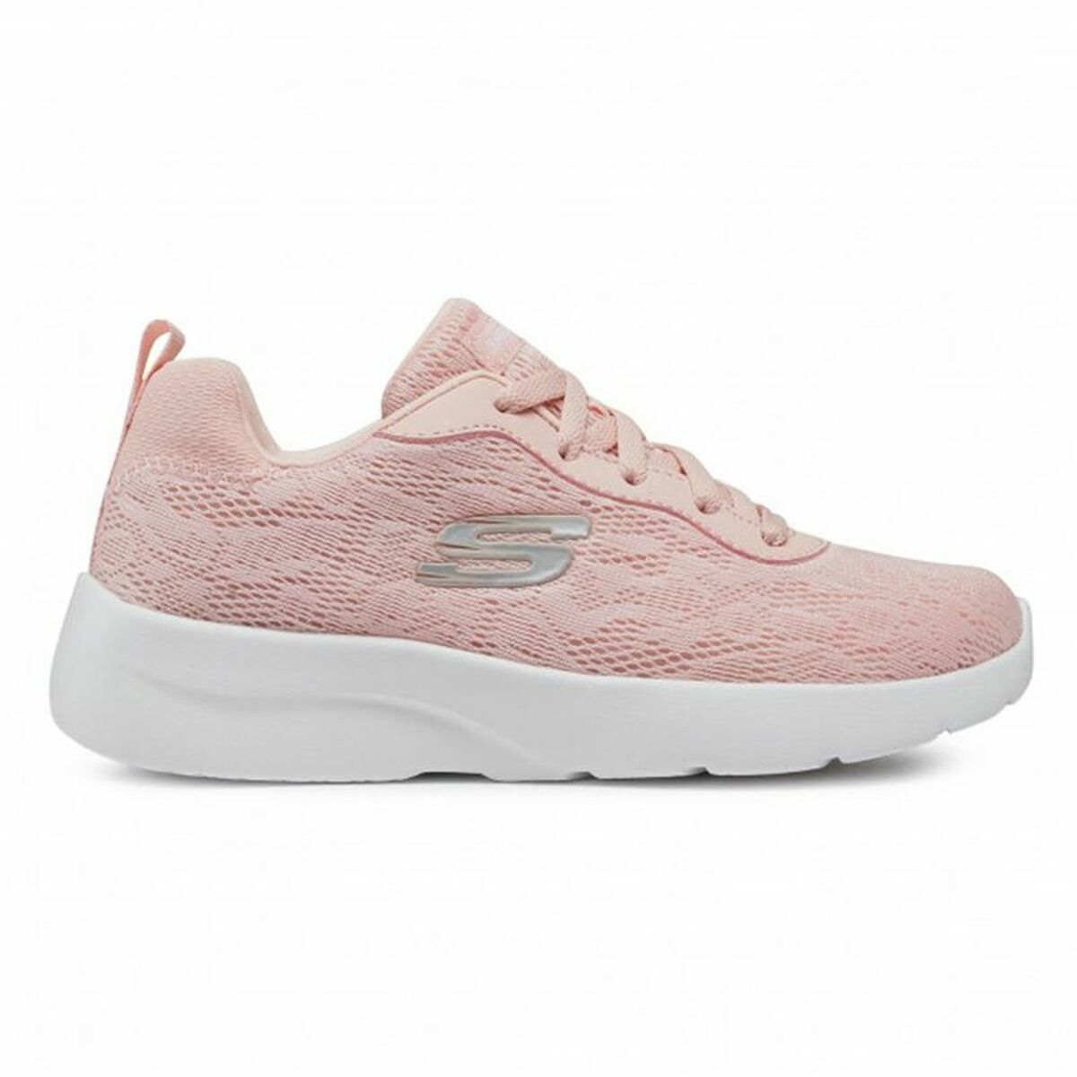 Skechers Dynamight Floral Women's Sports Sneakers Pink-3