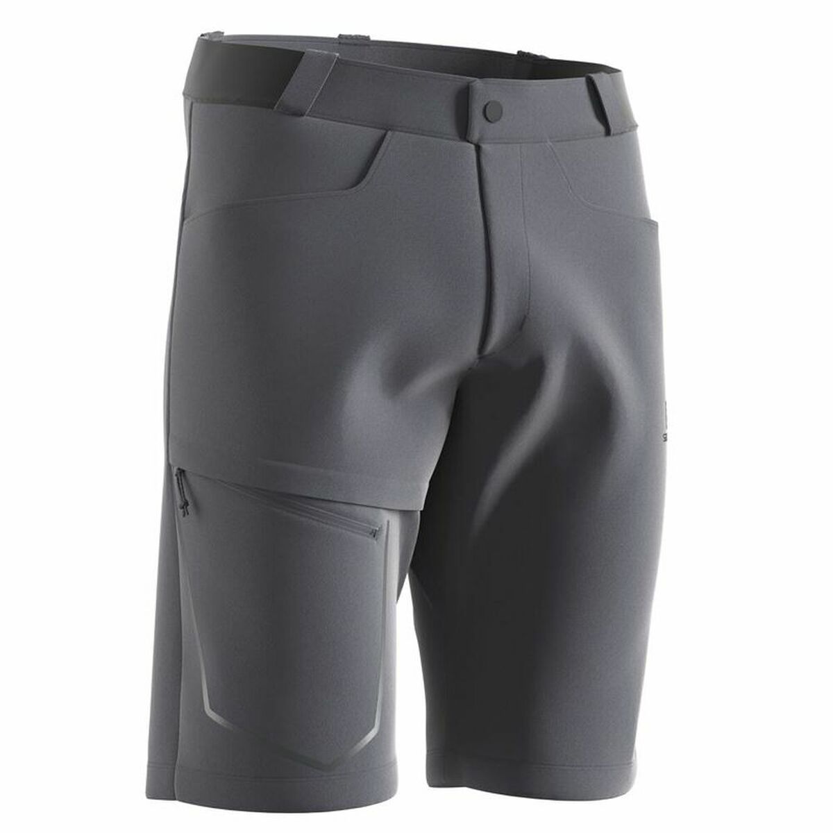 Salomon Wayfarer Mount Grey Sports Shorts-3