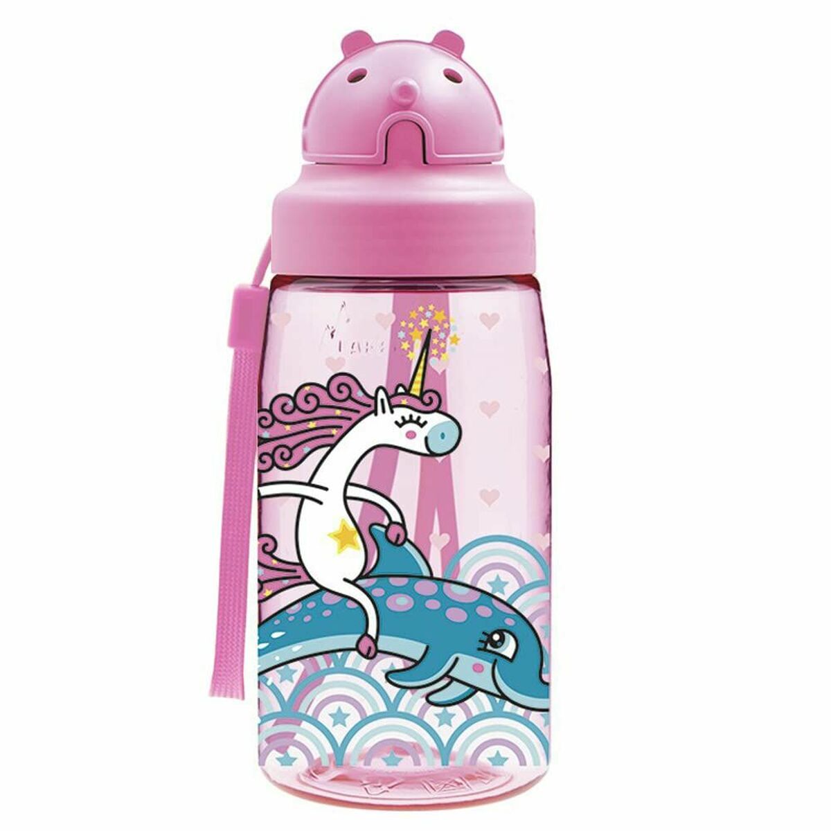 Бутылка с водой Laken OBY Jumping Розовый (0,45 L)-6