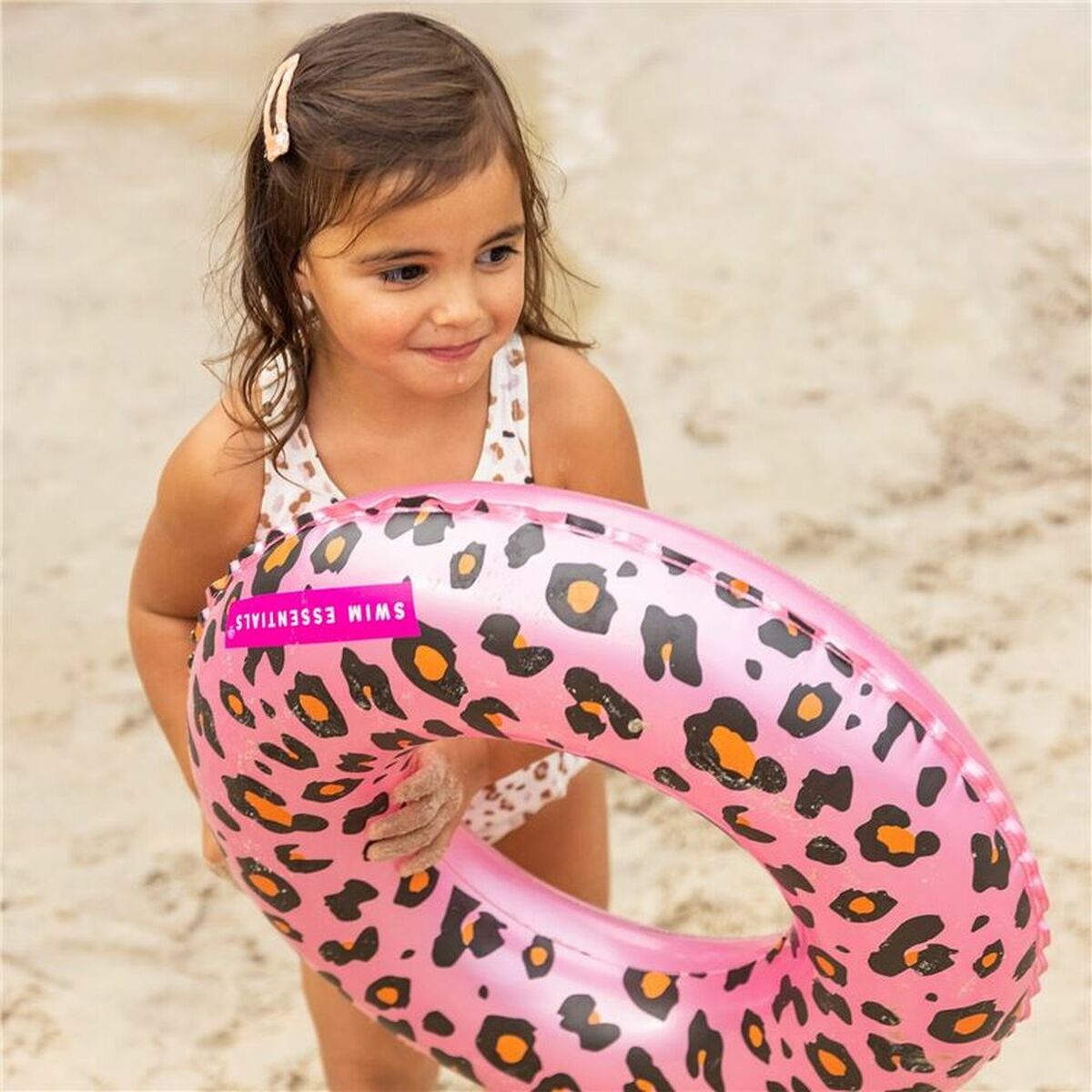 Надувной поплавок Swim Essentials Leopard Светло Pозовый-2