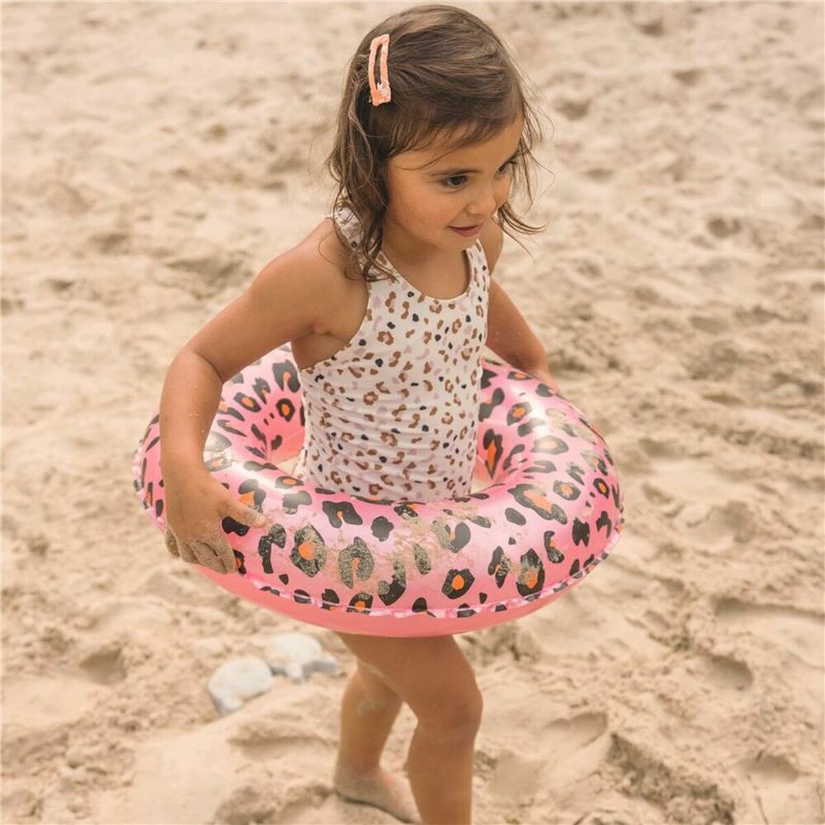Надувной поплавок Swim Essentials Leopard Светло Pозовый-3