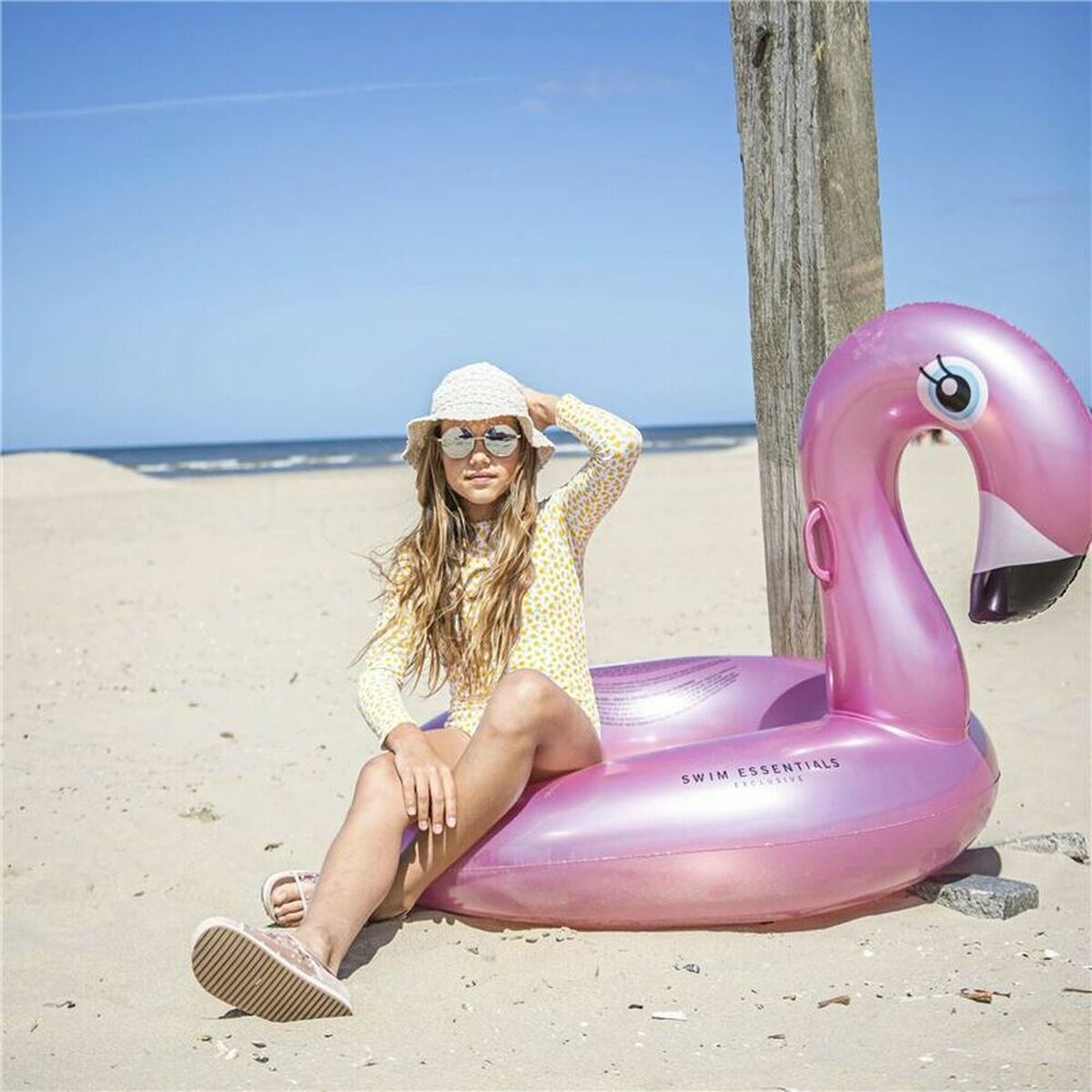 Надувной круг Swim Essentials Flamingo-3