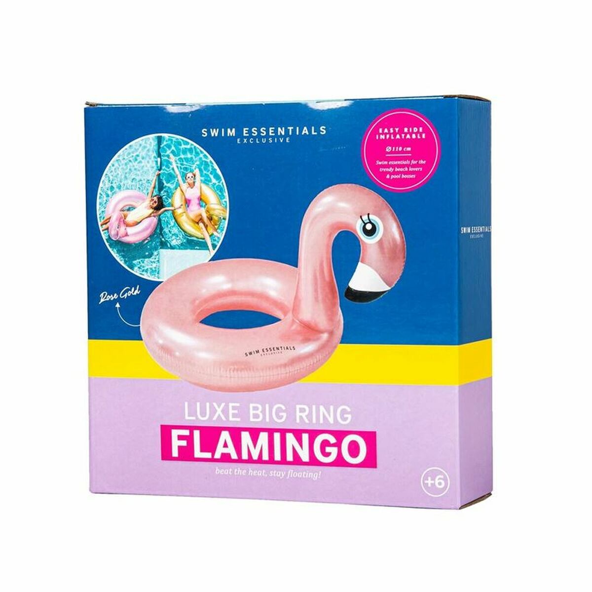 Надувной круг Swim Essentials Flamingo-8