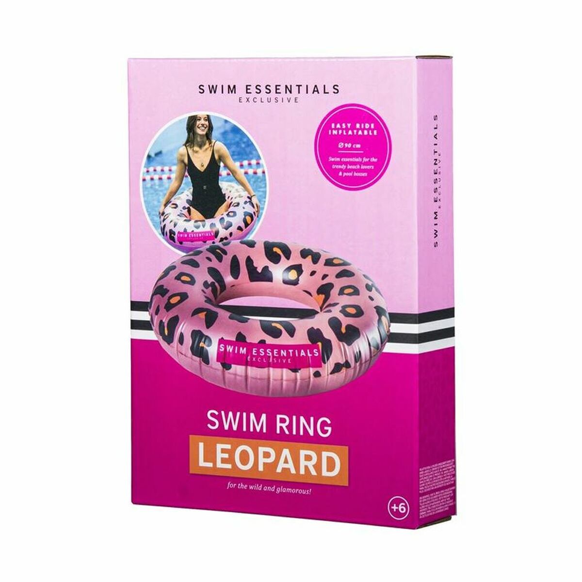 Надувной круг Swim Essentials Leopard-5
