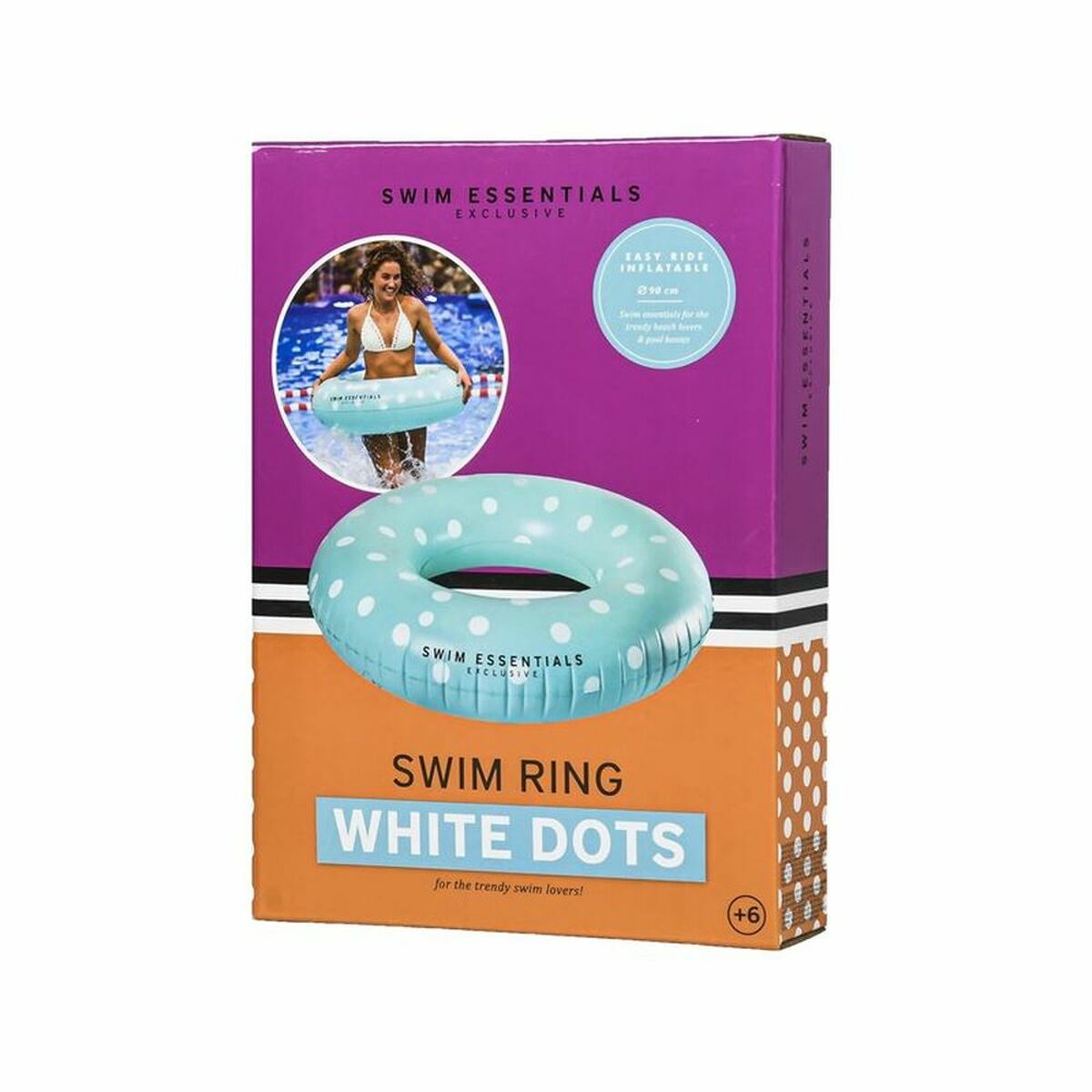 Надувной круг Swim Essentials Dots-8