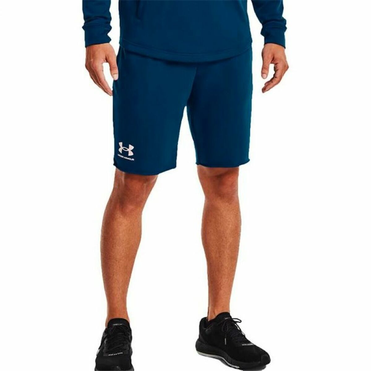 Under Armour Rival Terry Sports Men's Shorts Blue-3