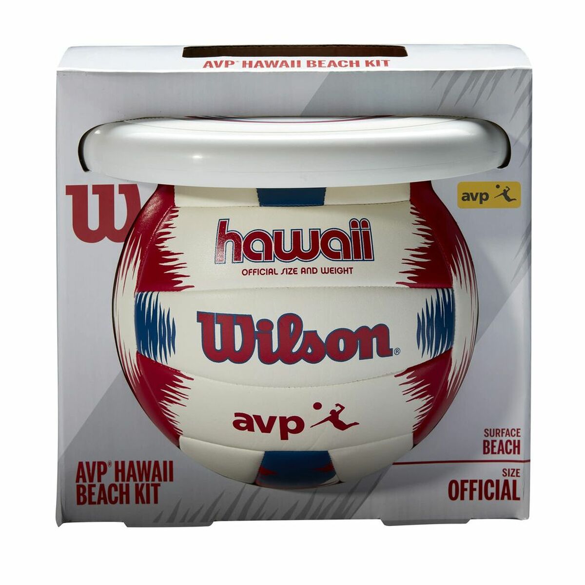 Волейбольный мяч Frisbee Hawaii Wilson WTH80219KIT Белый Разноцветный Резиновый (Один размер)-3