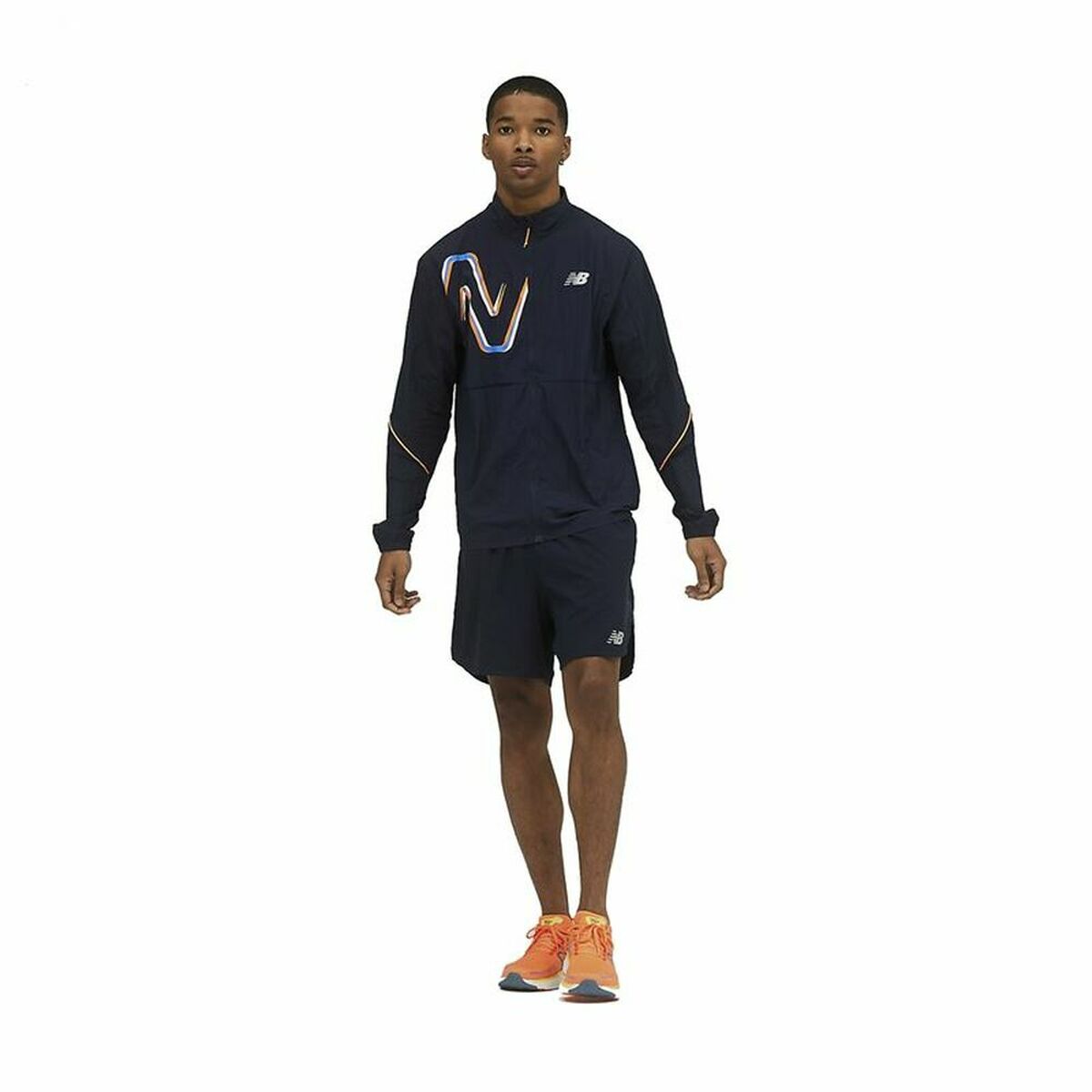 New Balance Sports Windbreaker Navy-2