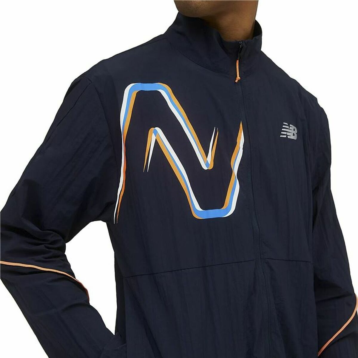 New Balance Sports Windbreaker Navy-4