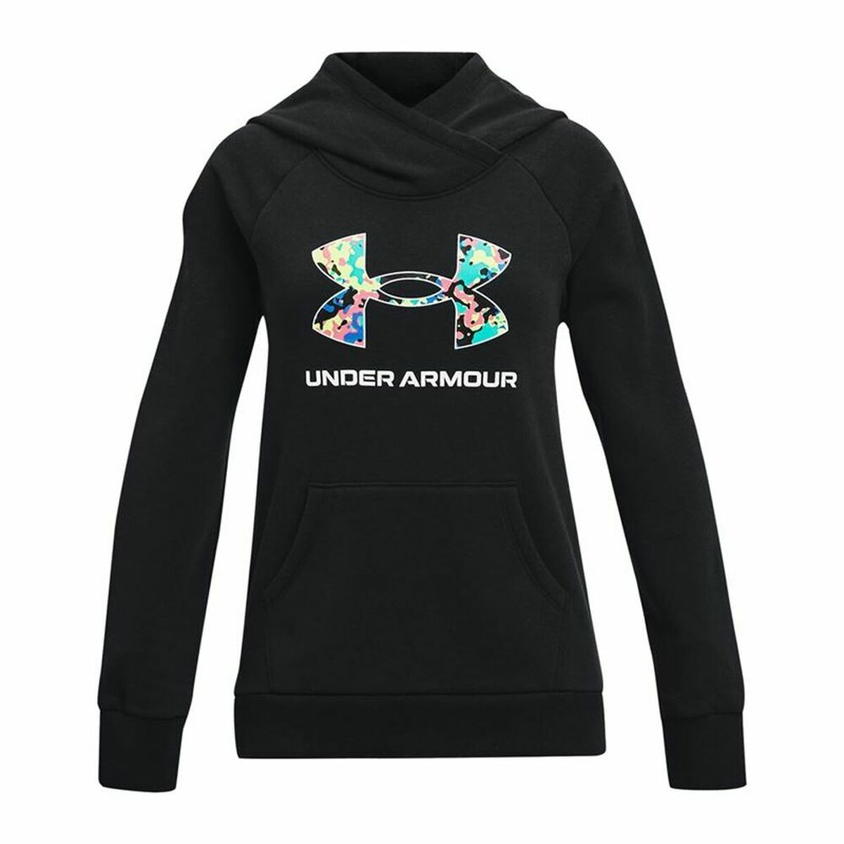 Толстовка с капюшоном для девочек Under Armour Rival Чёрный-2