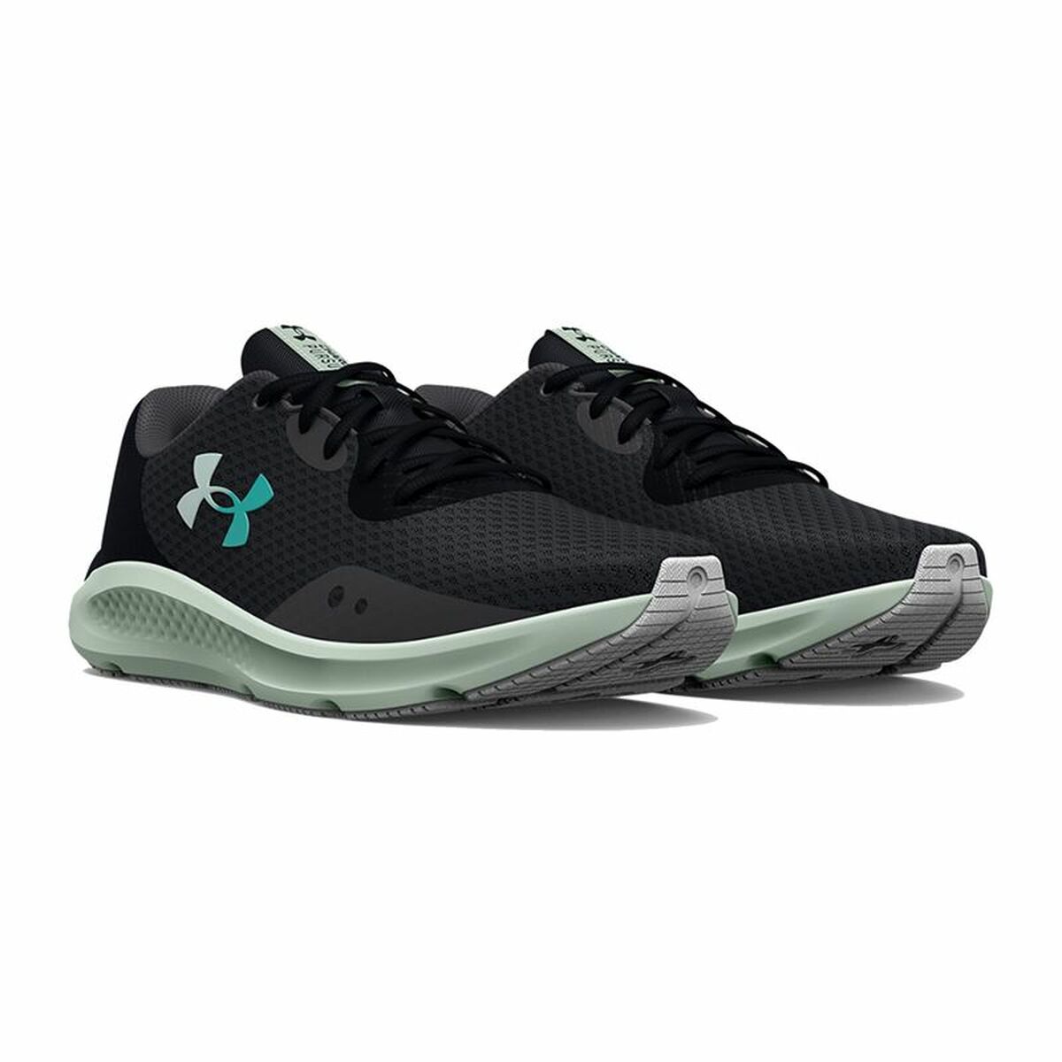 Under Armour Charged Women's Sports Sneakers Black-3