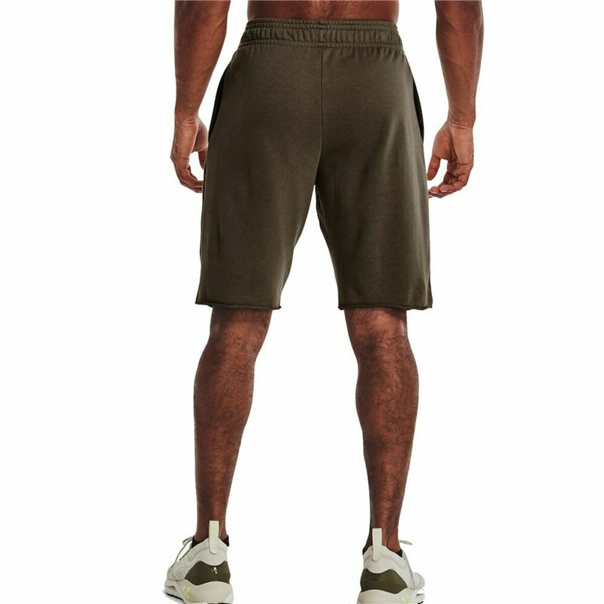 Adult Pants Under Armour Rival Terry Men's Olive Oil-3