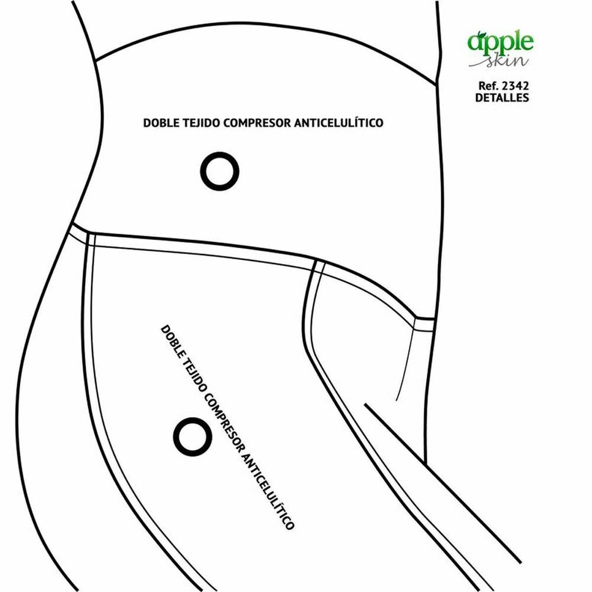 Kadın spor taytları Divinas Elma Cilt Mutlu Dans 2342ATC Siyah-3